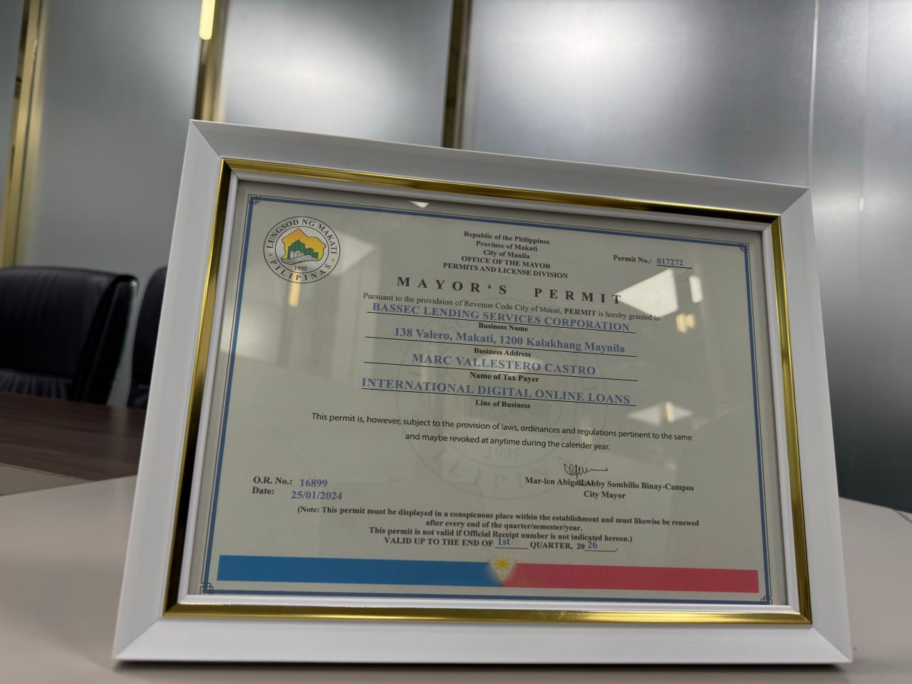 Business License 4